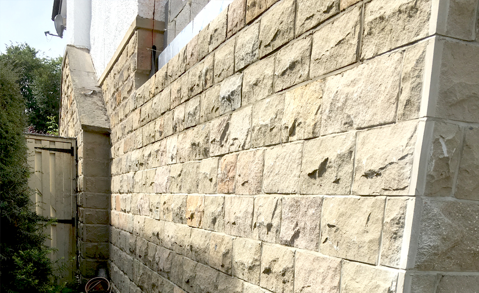 stone wall extension image